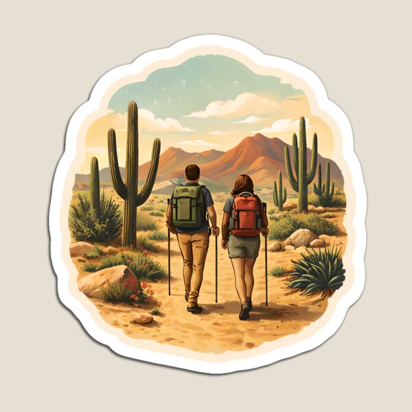 Item preview, Desert Hiking Watercolor designed and sold by ChemicalXShop.
