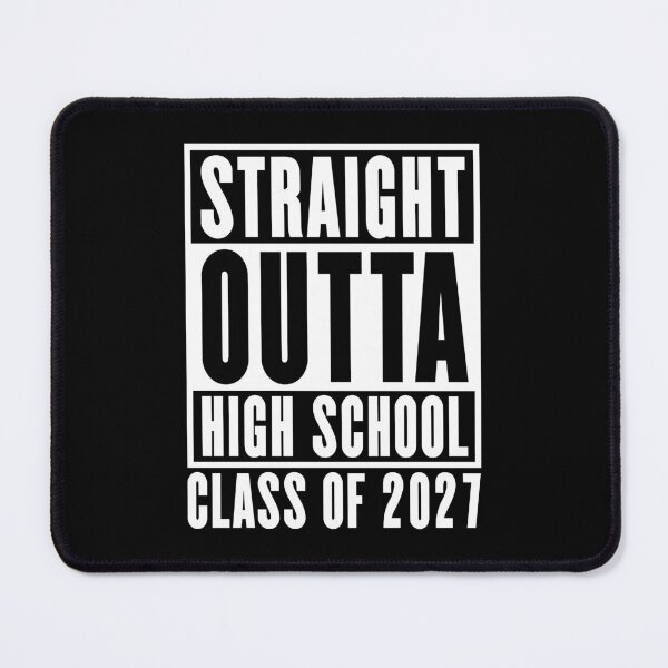 Item preview, Straight Outta High School Class of 2027 designed and sold by Cat Lady Designs.