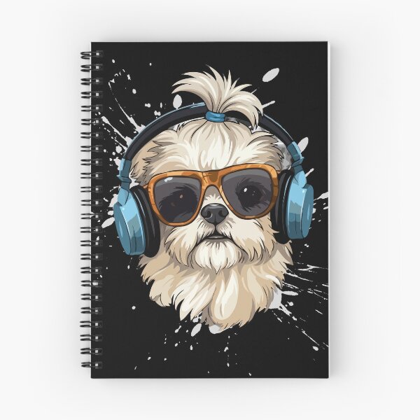 Item preview, Shih Tzu Beats – Cool Dog with Headphones designed and sold by PawsAndPallette .