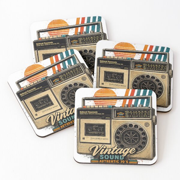 Item preview, Vintage Sound Retro Cassette Radio designed and sold by Saeed  Ahmad.