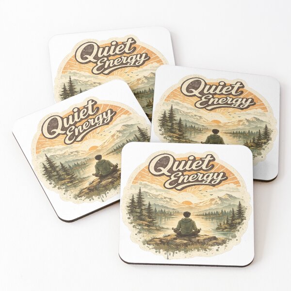 Item preview, Quiet Energy | Vintage Retro Nature Sticker designed and sold by Genzfirevibes.