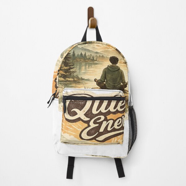 Item preview, Quiet Energy | Vintage Retro Nature Sticker designed and sold by Genzfirevibes.