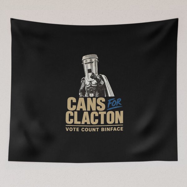 Item preview, Cans for Clacton, Vote Count Binface designed and sold by PuniCodansu.