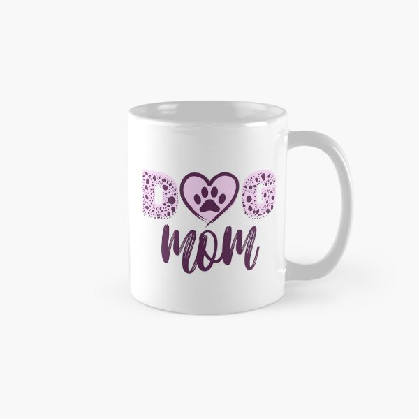 Item preview, Dog Mom – Paw Heart Typography designed and sold by PawsAndPallette .