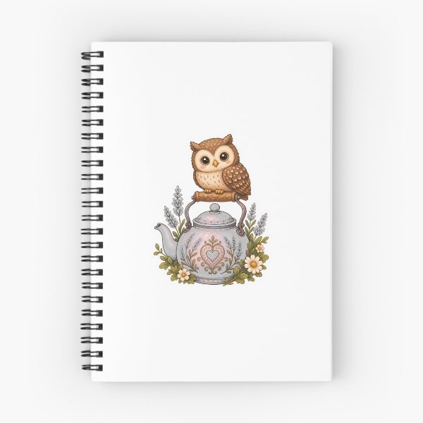 Item preview, Owl Perched On A Lavender Kettle designed and sold by The-Art-of-D.