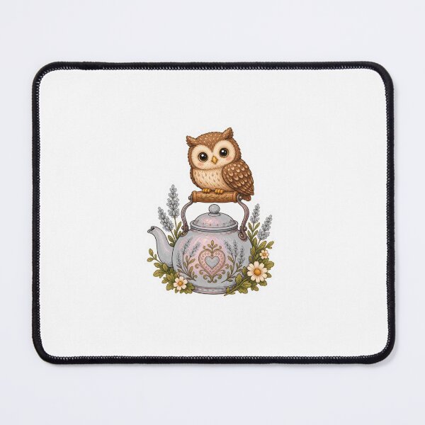 Item preview, Owl Perched On A Lavender Kettle designed and sold by The-Art-of-D.