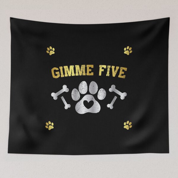 Item preview, Gimme Five Paw Print Heart Vintage designed and sold by GiaoCalonas.