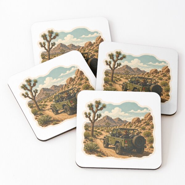 Item preview, Jeep Desert Tour Watercolor designed and sold by ChemicalXShop.