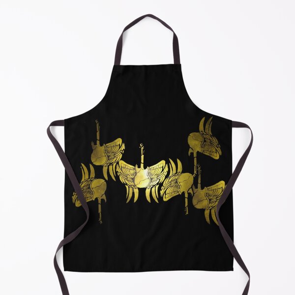 Item preview, Metallic Gold Winged Guitars designed and sold by ReemArtX .
