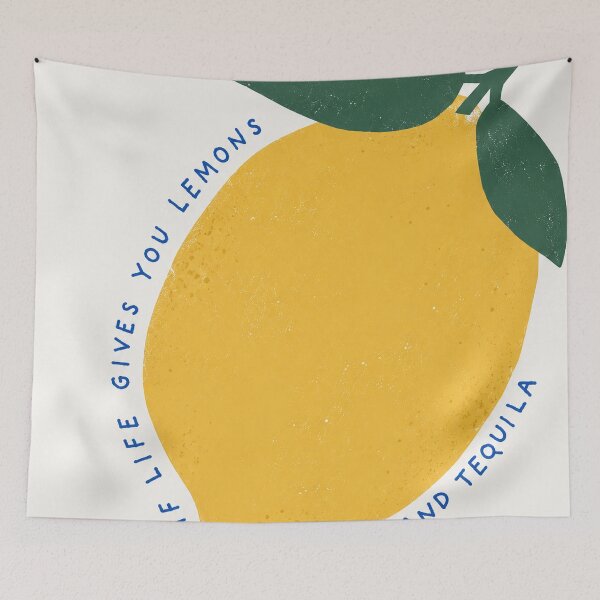Item preview, Life Gives You Lemons Tequila Humor designed and sold by Kunst&Kontrast.