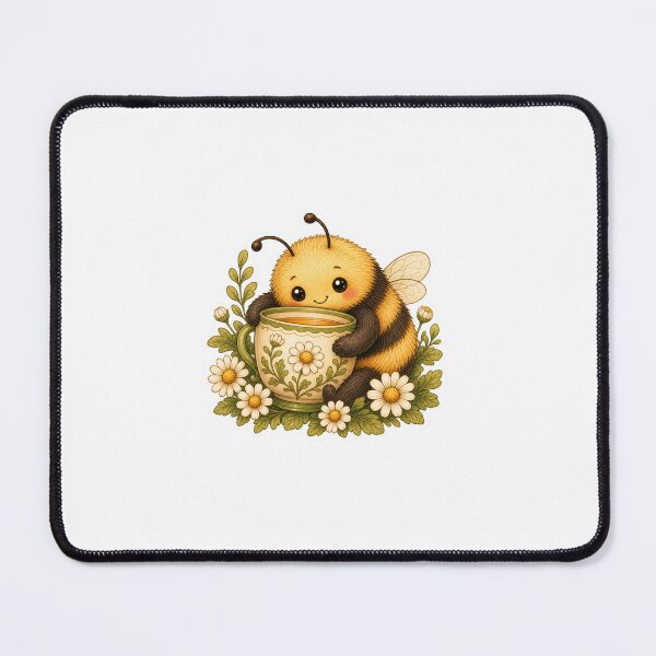 Item preview, Bumblebee Hugging A Chamomile Cup designed and sold by The-Art-of-D.