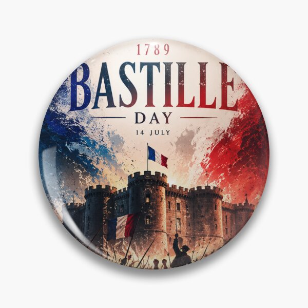 Item preview, Bastille Day 1789 Liberty Marianne French Revolution Fireworks Art July 14 designed and sold by VikrantCreative.
