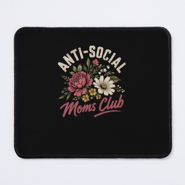Item preview, Anti-Social Moms Club Introverted Mother Funny Parent designed and sold by RetroMini2026.