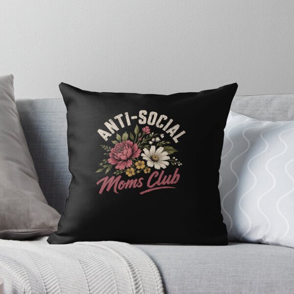 Item preview, Anti-Social Moms Club Introverted Mother Funny Parent designed and sold by RetroMini2026.
