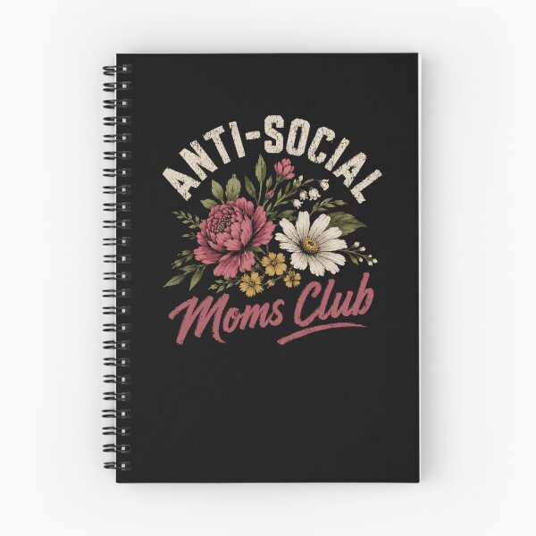 Item preview, Anti-Social Moms Club Introverted Mother Funny Parent designed and sold by RetroMini2026.