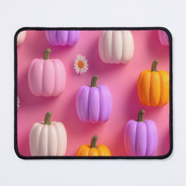 Item preview, Cute Pastel Pumpkins and Daisies Autumn Pattern designed and sold by colorful-white.