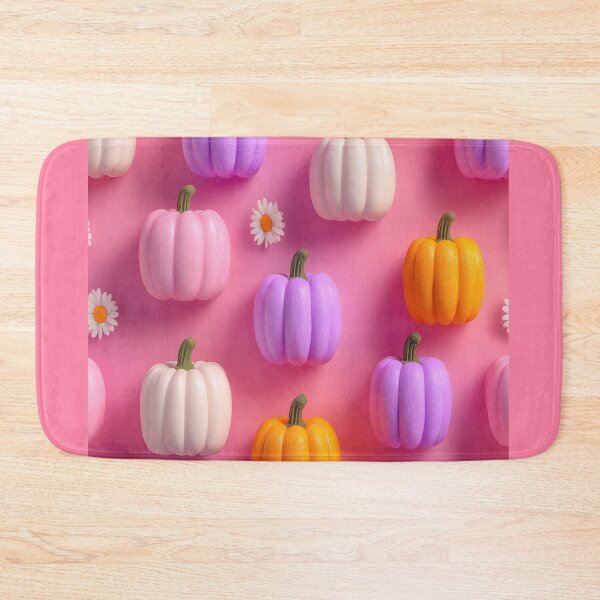 Item preview, Cute Pastel Pumpkins and Daisies Autumn Pattern designed and sold by colorful-white.