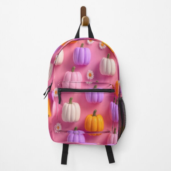 Item preview, Cute Pastel Pumpkins and Daisies Autumn Pattern designed and sold by colorful-white.