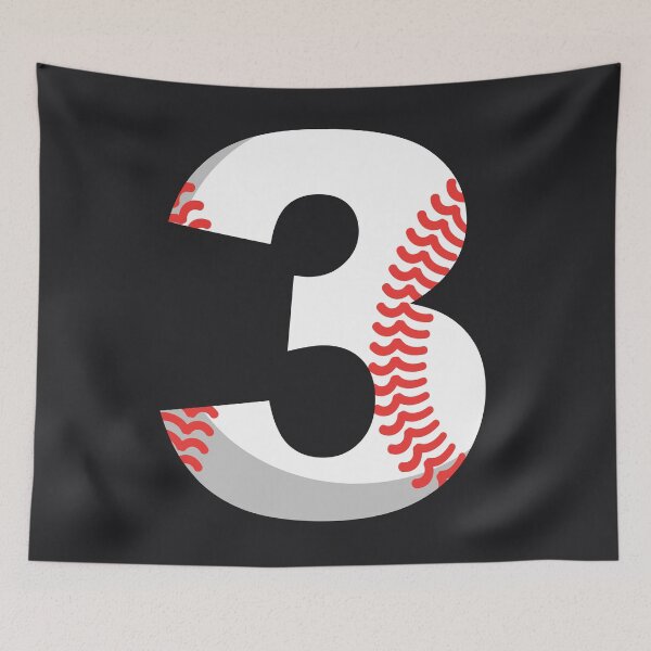 Item preview, Number 3 Baseball #3 designed and sold by melsens.