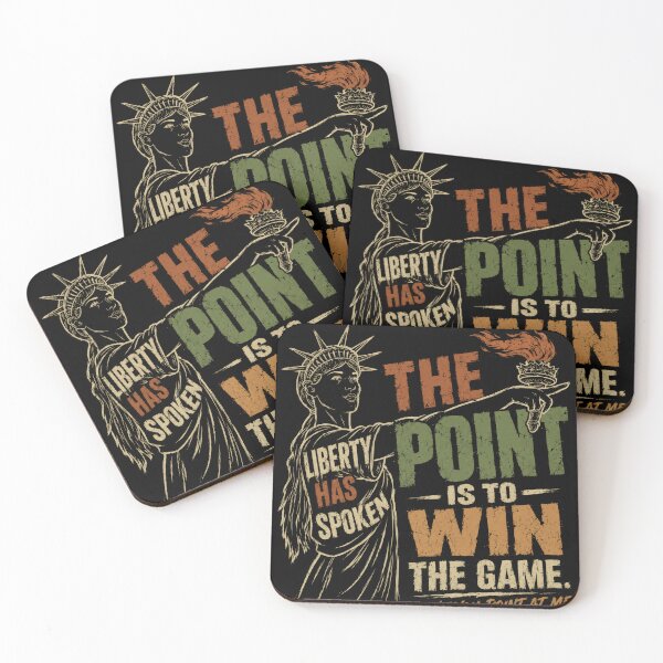 Item preview, Liberty Has Spoken The Point Is To Win The Game Don't You Point At Me Freedom Patriot Winning America designed and sold by SkeletonsDanger.