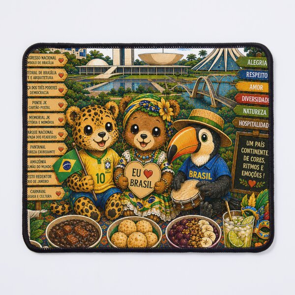 Item preview, Brazil Brasilia – Nature, Colors and Joy of Living designed and sold by Cifi64.