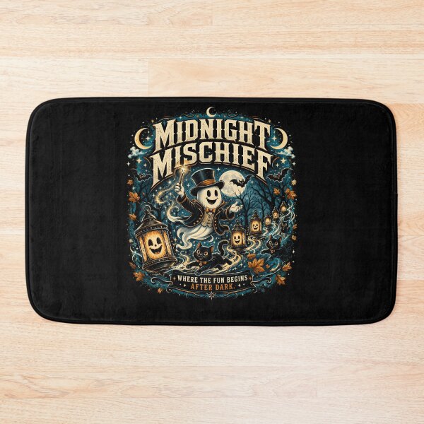 Item preview, Midnight mischief of hallowean havoc spooky fun designed and sold by trendie-tees.
