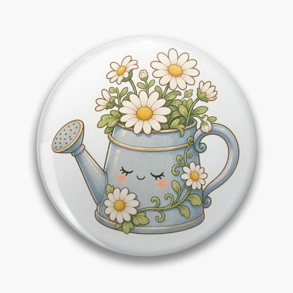 Item preview, Sleepy Watering Can With Daisies designed and sold by The-Art-of-D.
