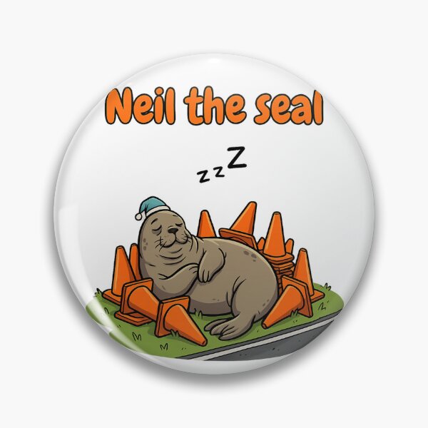 Artikelvorschau, Neil the Seal entworfen und verkauft von Dudek Originals.