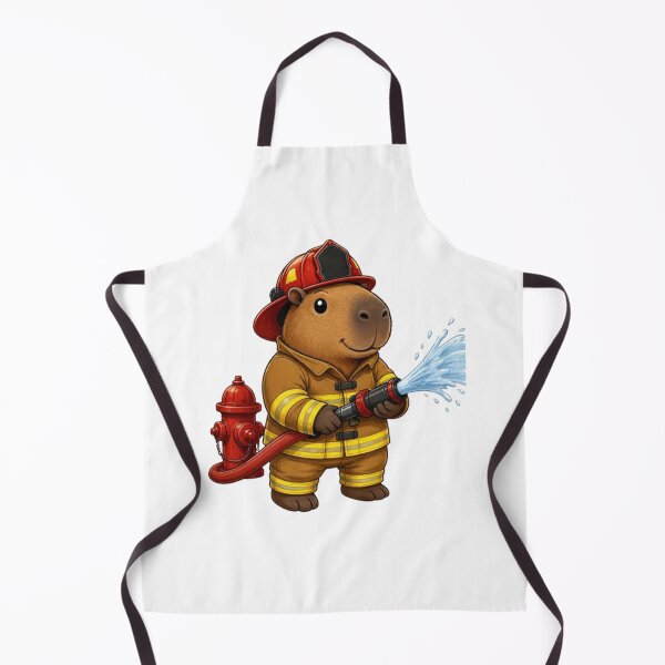 Item preview, capybara firefighter designed and sold by Gokuxtreme.