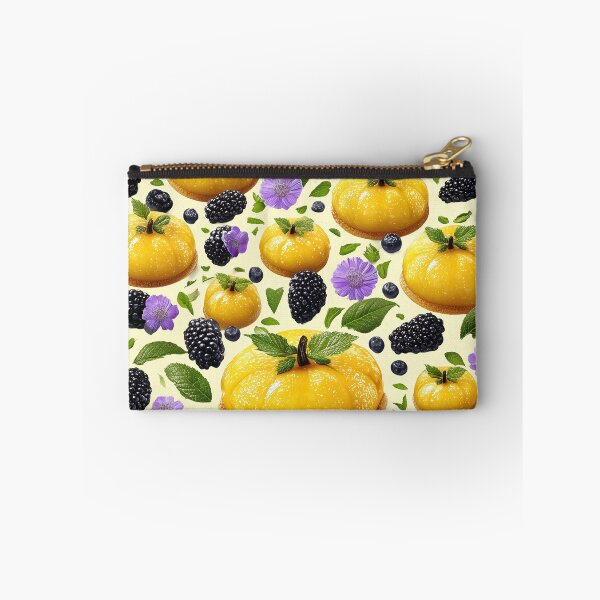 Item preview, Yellow Pumpkin Pastries with Berries and Flowers designed and sold by colorful-white.