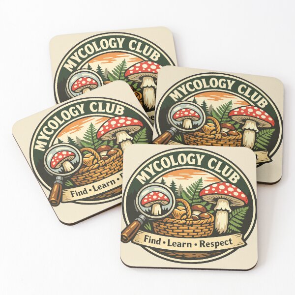 Item preview, Mycology Club Sticker | Find Learn Respect | Mushroom Foraging Badge | Fungi Lover Gift designed and sold by SimplePoDesign.