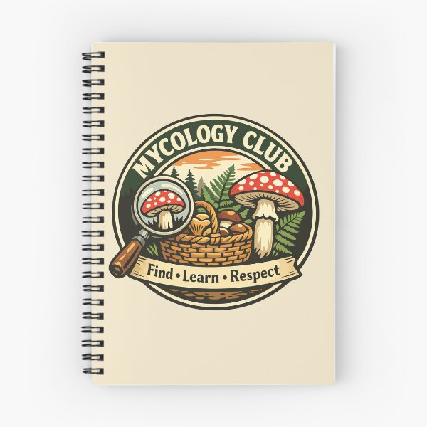Item preview, Mycology Club Sticker | Find Learn Respect | Mushroom Foraging Badge | Fungi Lover Gift designed and sold by SimplePoDesign.