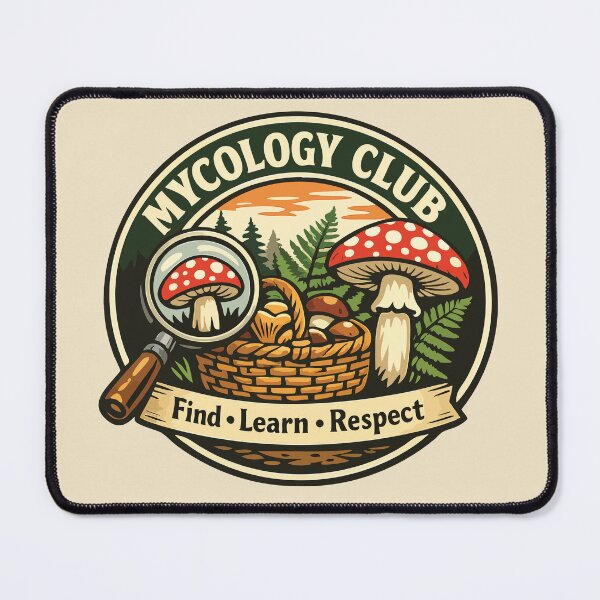 Item preview, Mycology Club Sticker | Find Learn Respect | Mushroom Foraging Badge | Fungi Lover Gift designed and sold by SimplePoDesign.