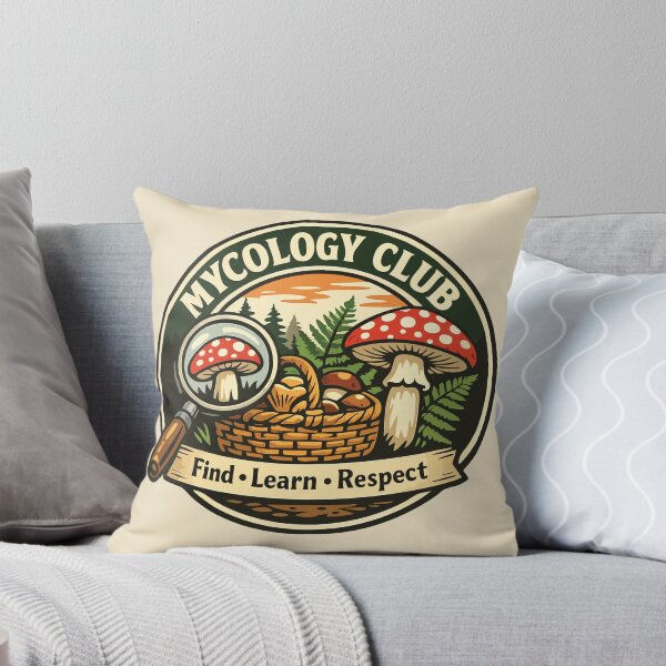 Item preview, Mycology Club Sticker | Find Learn Respect | Mushroom Foraging Badge | Fungi Lover Gift designed and sold by SimplePoDesign.