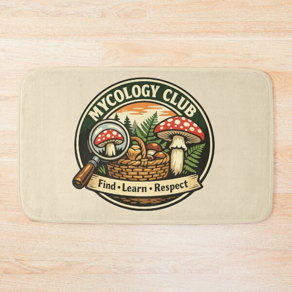 Item preview, Mycology Club Sticker | Find Learn Respect | Mushroom Foraging Badge | Fungi Lover Gift designed and sold by SimplePoDesign.
