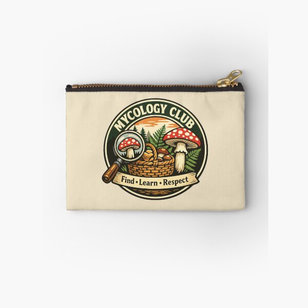 Item preview, Mycology Club Sticker | Find Learn Respect | Mushroom Foraging Badge | Fungi Lover Gift designed and sold by SimplePoDesign.