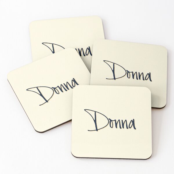Item preview, DONNA personalized type design designed and sold by CharlottePlaceArt.