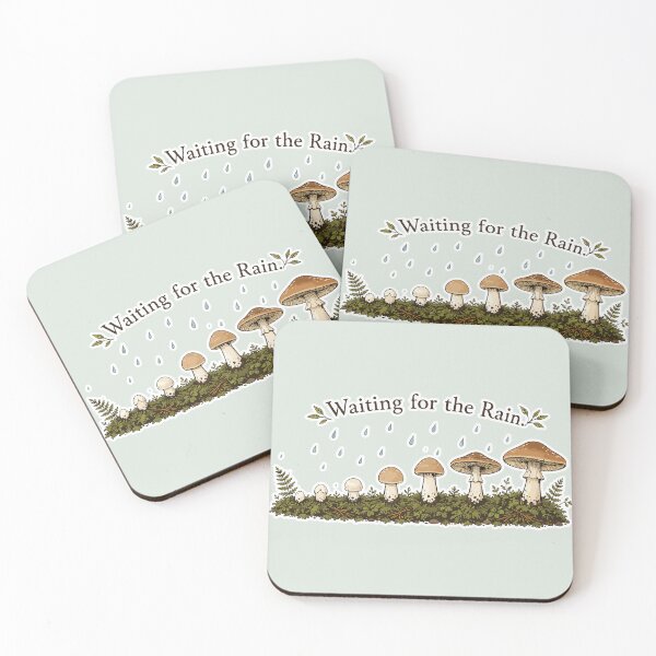 Item preview, Waiting for the Rain Mushroom | Funny Mushroom Foraging Gift | Mycology Lover Design designed and sold by SimplePoDesign.