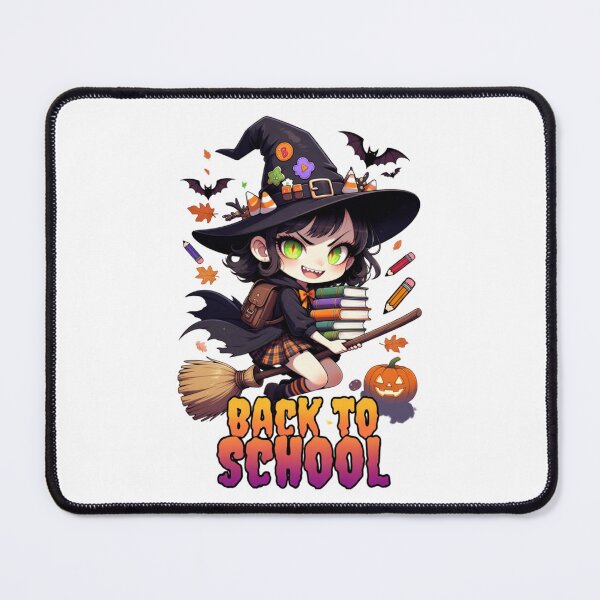 Item preview, Cute Witch "Back to School" Halloween Graphic designed and sold by bleedsbluedesigns.