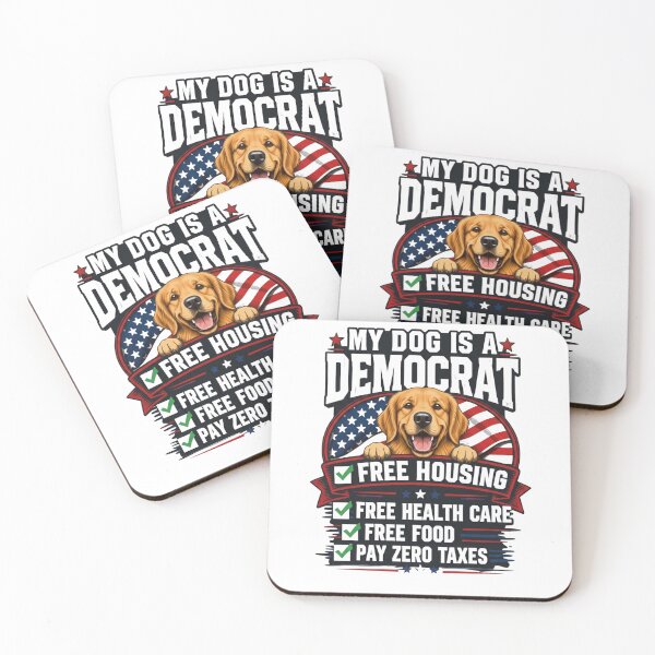 Item preview, My Dog is a Democrat 6 designed and sold by Positive&FunnyThings.
