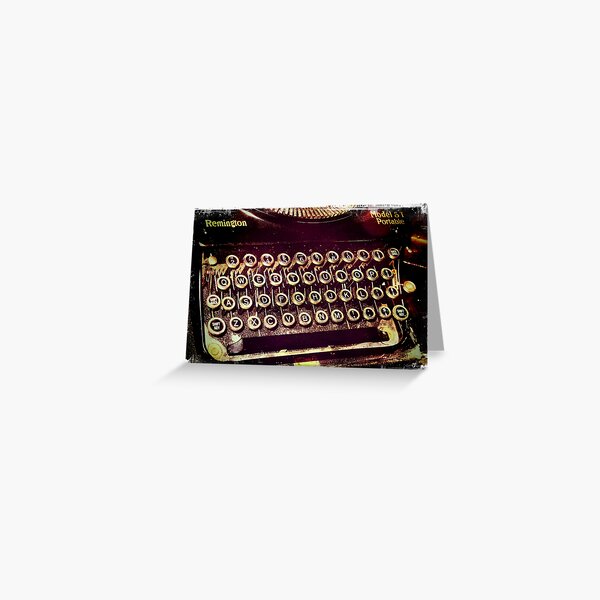 Enigma - Typewriter IV Greeting Card