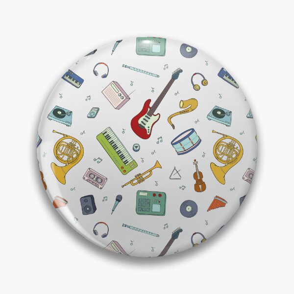 Item preview, Musical Instruments Pattern designed and sold by TeeGeeTees.