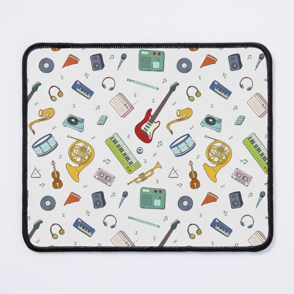 Item preview, Musical Instruments Pattern designed and sold by TeeGeeTees.