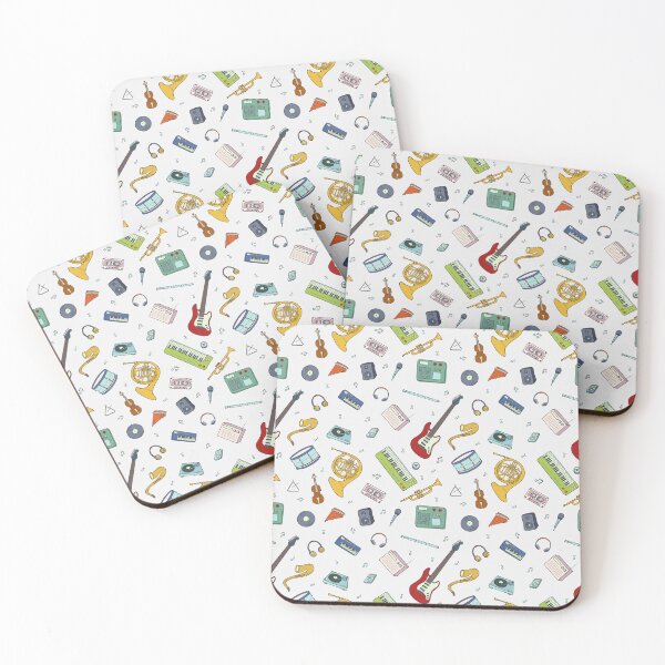 Item preview, Musical Instruments Pattern designed and sold by TeeGeeTees.