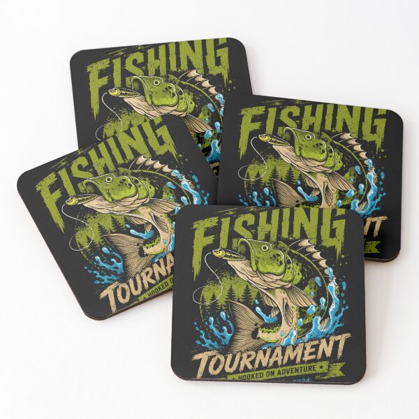 Item preview, Fishing Tournament Ready For Adventure Est. 2024 Angler Fisherman designed and sold by SkeletonsDanger.