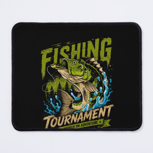 Item preview, Fishing Tournament Ready For Adventure Est. 2024 Angler Fisherman designed and sold by SkeletonsDanger.