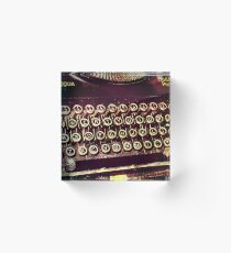 Enigma - Typewriter IV Acrylic Block
