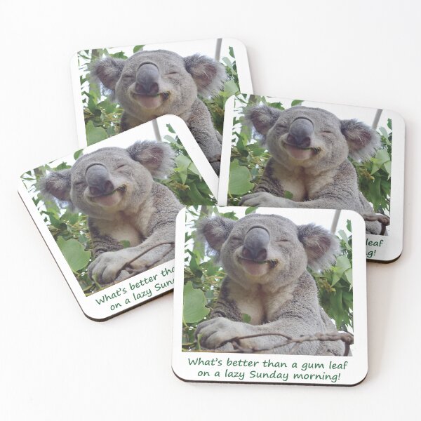 Item preview, A happy koala bear in his habitat. designed and sold by Inspired Arts.