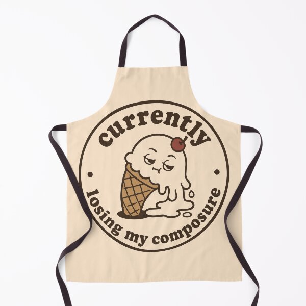 Item preview, Currently Losing My Composure – Cute Funny Ice Cream Mental Health Meltdown designed and sold by ShirtRemarks.