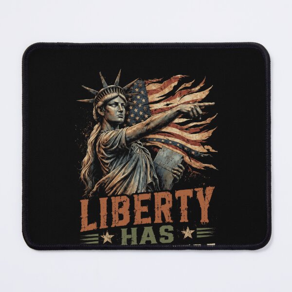 Item preview, Liberty Has Spoken American Patriot Freedom United States National Pride designed and sold by SkeletonsDanger.